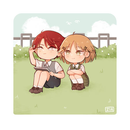 Darrel & Rye; drawing the building across the street