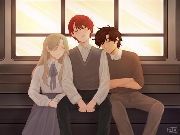 The Big 3 (oc); Regina, Darrel, & Luca